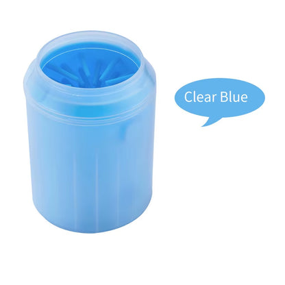 Portable Dog Paw Cleaner Cup with Soft Silicone Brushes for Efficient and Convenient Cleaning