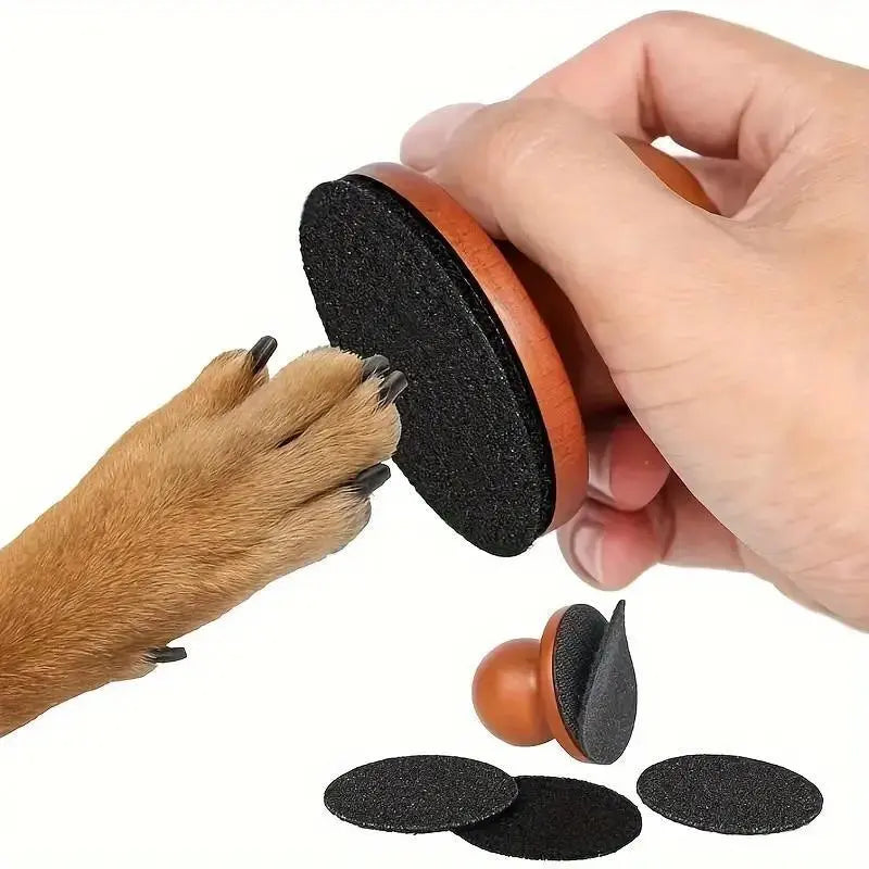 Professional Dog Nail File and Scratch Pad - Stress-Free Claw Trimmer for Home Grooming and Furniture Protection