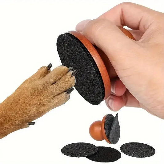 Professional Dog Nail File and Scratch Pad - Stress-Free Claw Trimmer for Home Grooming and Furniture Protection
