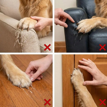 Professional Dog Nail File and Scratch Pad - Stress-Free Claw Trimmer for Home Grooming and Furniture Protection