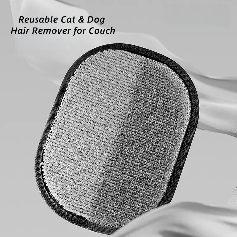 Electrostatic Pet Hair Removal Gloves - Reusable Solution for Cats and Dogs, Ideal for Upholstery, Carpets, and Vehicle Interiors