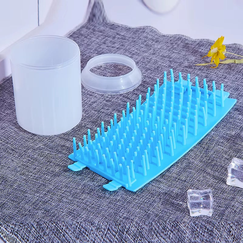 Portable Dog Paw Cleaner Cup with Soft Silicone Brushes for Efficient and Convenient Cleaning